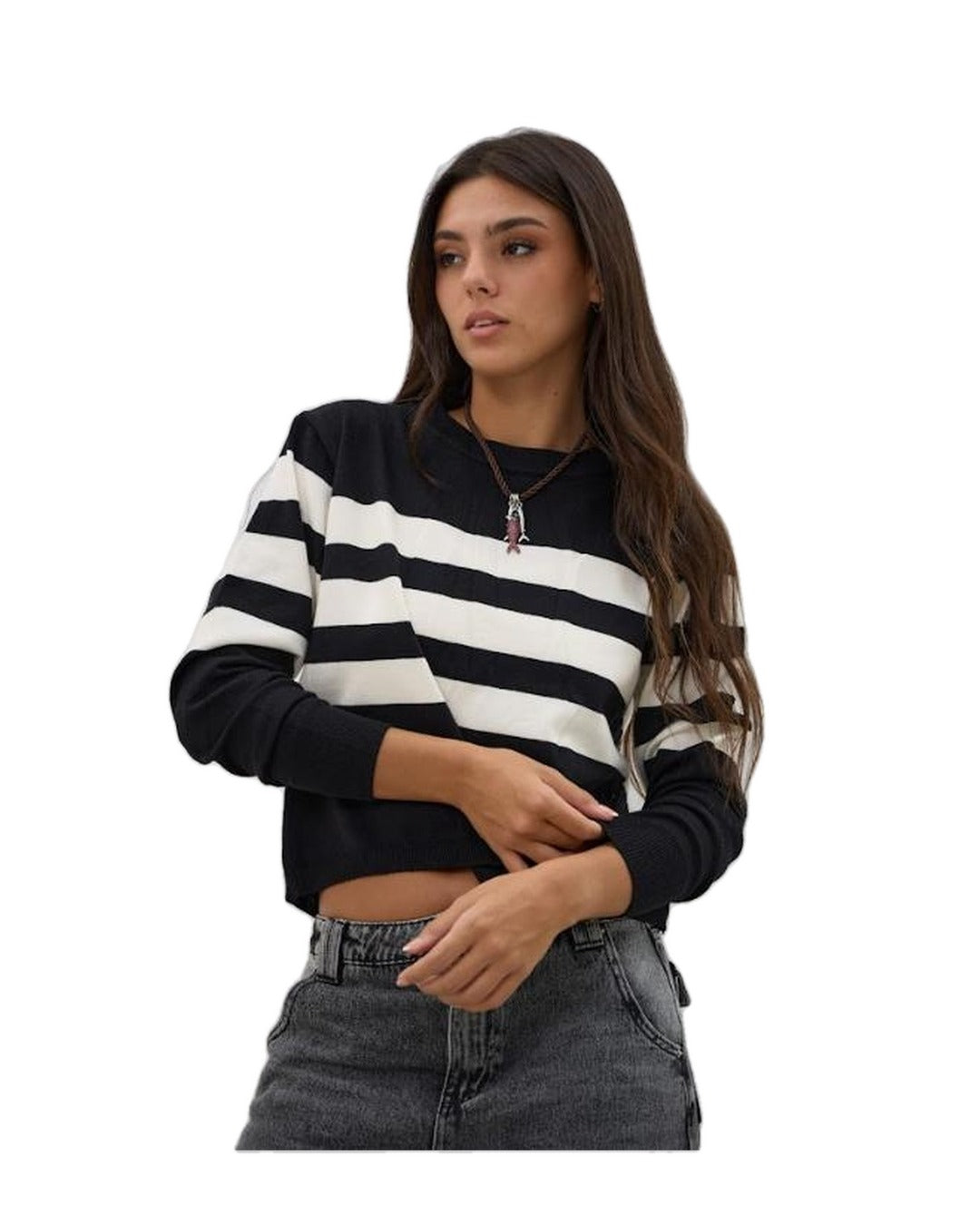 SWEATER TEJIDO A RAYAS